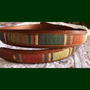 Men’s Irvine Park Brown Leather Belt